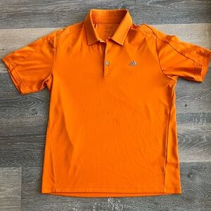 Men’s Adidas orange golf polo size medium